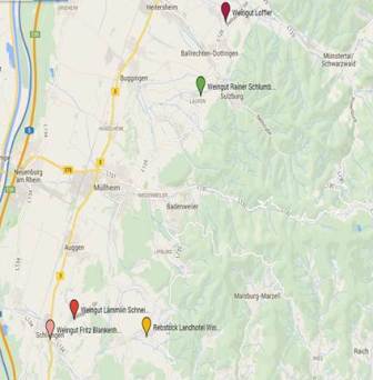 Vinbutikken.dk finder 2 nye producenter i Bereich Markgräflerland Baden - Rainer Schlumberger og Lämmlin Schindler|vinbutikken.dk