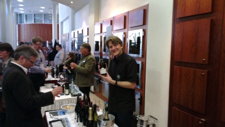 Karl Heinz og Patrick Johner med vine fra Kaiserstuhl Baden og Gladstone i New Zealand | Tysk Pinot Noir og spätburgunder symposium 2014 i Ahr | vinbutikken.dk